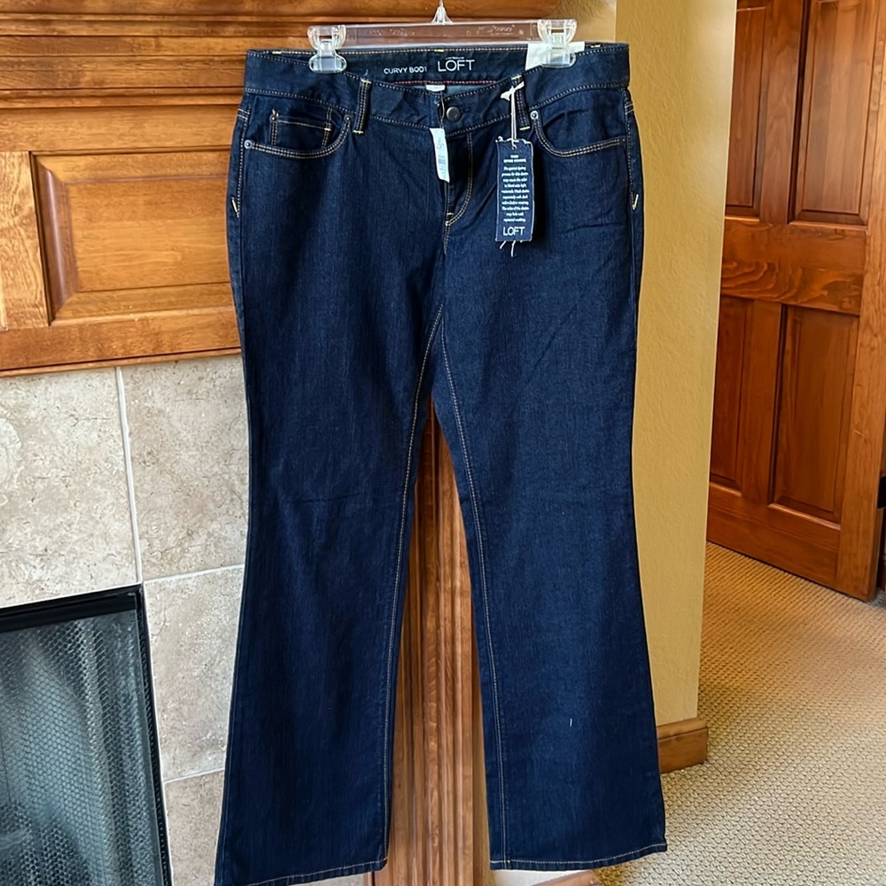 Loft dark blue jeans
